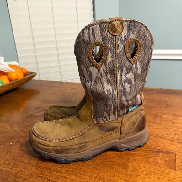 Twisted X Men\'s Mossy Oak Pull-On Hiker Boots size 9 main image 11